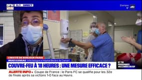 Ile-de-France: "on maintient cette situation de plat avec un nombre important de cas" confie  Imad Kansau, infectiologue à l'Hôpital Béclère de Clamart,