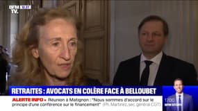 Avocats en colère: Nicole Belloubet "a des propositions à faire"