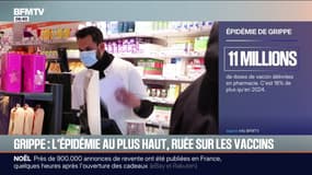 Le nombre de personnes vaccinées contre la grippe en France en hausse par rapport à l'an dernier