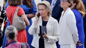 Caroline Cayeux à la fin du défilé du 14 juillet 2022 à Paris 