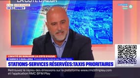Stations-services réservées: le président du syndicat des taxis niçois estime que 30 litres "c'est un peu léger"