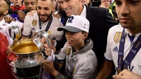 Karim Benzema et Zinedine Zidane