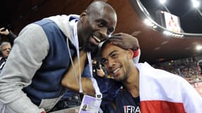 Teddy Tamgho et Benjamin Compaoré, le 14 août 2014