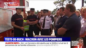 EN DIRECT - Déplacement d'Emmanuel Macron en Gironde: le point sur les incendies