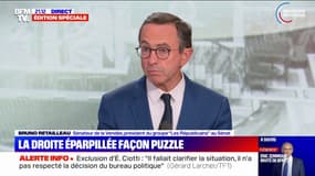 Éric Ciotti exclu de LR: "Un spectacle décevant et blessant", pour Bruno Retailleau (président du groupe "Les Républicains" au Sénat)