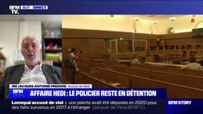 Policier maintenu en détention: "Si cet homme avait un vrai courage, il assumerait", estime l'avocat d'Hedi