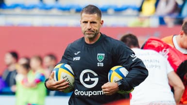 Sébastien Tillous-Borde en marge d'un match de Montauban en Top 14, le 4 octobre 2025