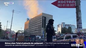 Kiev: des drones kamikazes ont ciblé la capitale ukrainienne ce matin, de très fortes explosions entendues dans le quartier central 