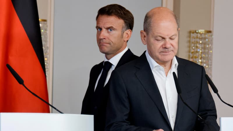 Emmanuel Macron et Olaf Scholz
