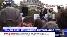 Philippine: un rassemblement organisé par le collectif identitaire d'extrême droite Némésis, à Paris 