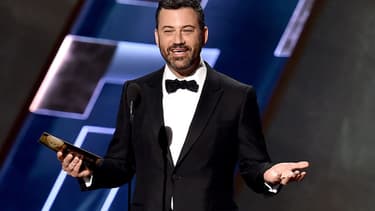 L'animateur Jimmy Kimmel en septembre 2015, lors des Emmy Awards