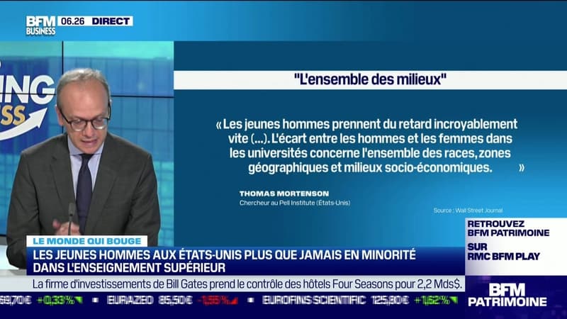 Benaouda Abdeddaïm: Les jeunes hommes aux Etats-Unis plus que jamais en minorité dans l'enseignement supérieur - 09/09