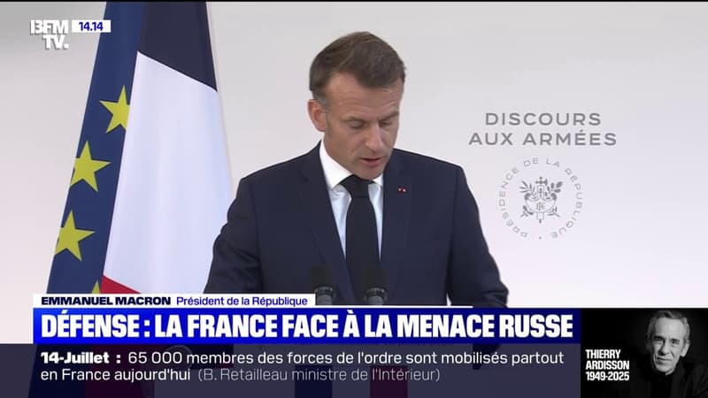 Comment Emmanuel Macron veut préparer la France face à la menace russe