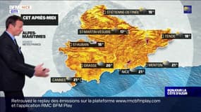 Météo Côte d’Azur: des averses généralisées et quelques orages, 18°C à Tende et 21°C à Cannes