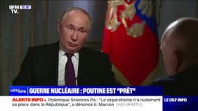 Guerre nucléaire: Vladimir Poutine met une nouvelle fois en garde l'Occident et se dit "prêt"