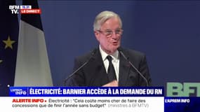 "J'ai donc écouté tout le monde": Michel Barnier explique sa concession faite au RN de ne pas augmenter les taxes sur l'électricité
