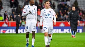 Karl Toko Ekambi et Maxence Caqueret