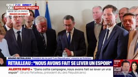 Bruno Retailleau (LR): "La droite est bien vivante et elle est ce soir debout"