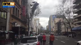 Un échafaudage s’effondre à Portland