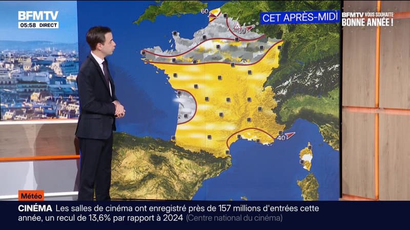 Du soleil attendu sur une grande partie de la France ce 1er janvier