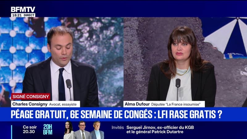 SIGNÉ CONSIGNY - 6e semaine de congés payés ? "Ça me parait décalé", affirme Charles Consigny