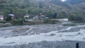 Les Alpes Maritimes touchées par la tempête Aline. 