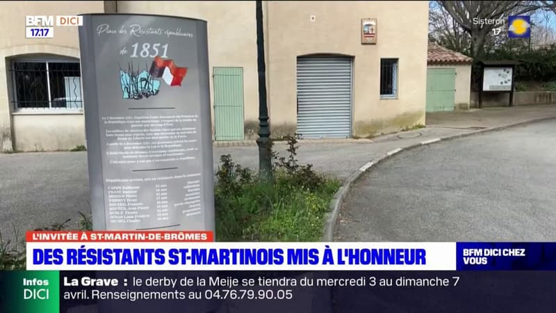 Un moment douloureux pour la commune: comment Saint-Martin-de-Brômes est liée à la résistance de la guerre de 39-45