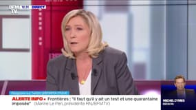 Passeport vaccinal : "Je suis extrêmement contre, tout ce qui atteint la liberté individuelle m'inquiète", Marine Le Pen - 17/01