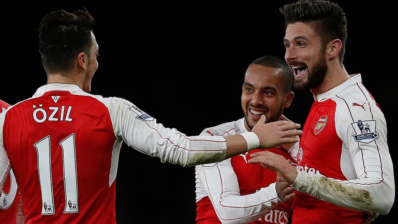 Özil, Walcott et Giroud