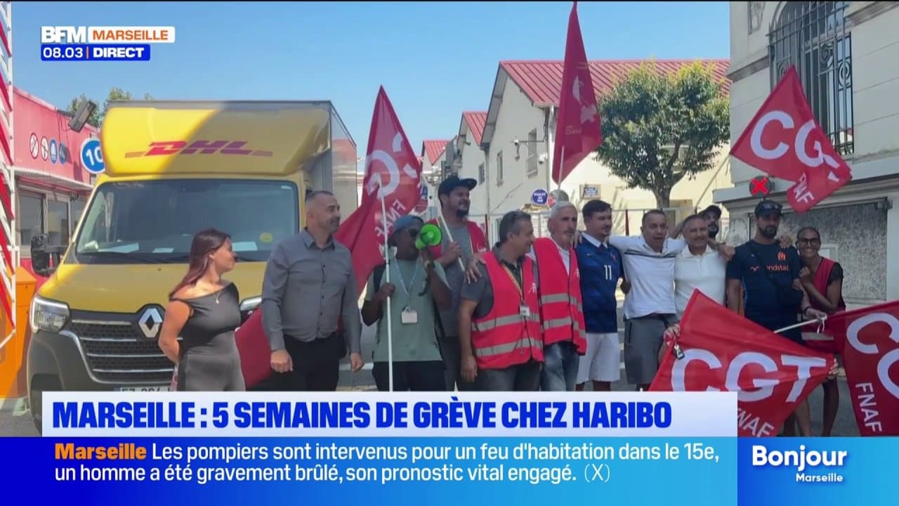 Marseille : 5 semaines de grève pour les salariés de la société de confiserie Haribo