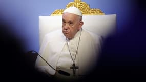 Le pape François assiste à la conclusion des "Rencontres méditerranéennes" le 23 septembre 2023 à Marseille