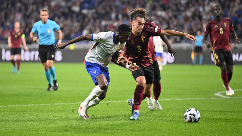 Ousmane Dembélé lors de France-Belgique le 9 septembre 2024