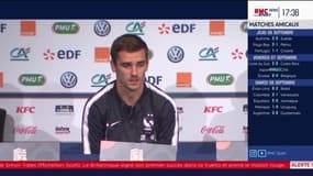 Griezmann : « Giroud nous fait du bien en monopolisant les deux centraux »