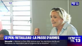 Marine Le Pen étrille le gouvernement et dans son viseur: le ministre de l'Intérieur Bruno Retailleau