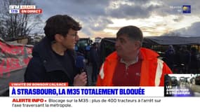 Colère des agriculteurs à Strasbourg: une bande d'arrêt d'urgence libre pour les secours