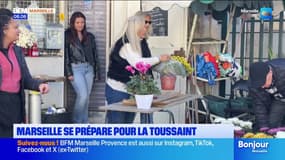 Marseille : les fleuristes se préparent pour la Toussaint