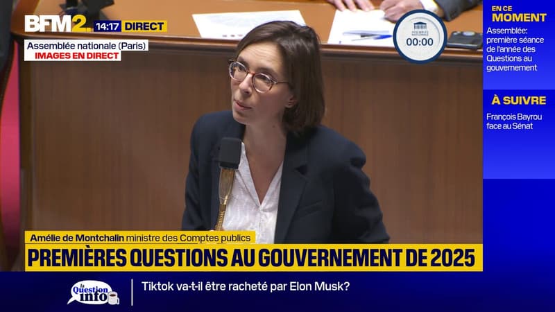 Budget 2025: la ministre Amélie de Montchalin veut rassurer sur la hausse d'impôts