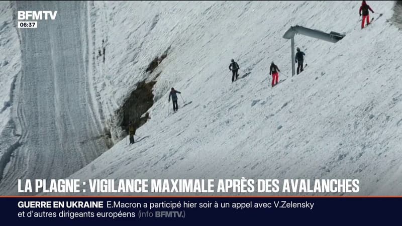 L'émotion à La Plagne après la mort de deux personnes dans des avalanches