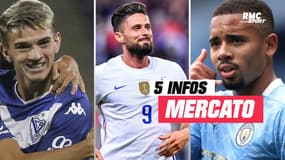 Orellano, Giroud, Jesus... Les 5 infos mercato du 11 juin à la mi-journée  