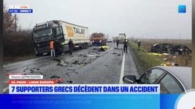 OL : 7 supporters grecs du PAOK tués dans un accident avant le match de Ligue Europa