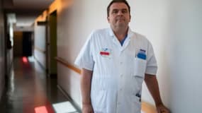 Le Pr Emmanuel Martinod, de l'hôpital Avicenne (Assistance publique-Hôpitaux de Paris), le 17 mai 2018 à Bobigny - 
