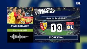 Lens 1-0 OL : La victoire lensoise à l'arrachée avec les commentaires RMC 