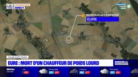 Eure: un chauffeur de poids lourd meurt dans un accident 