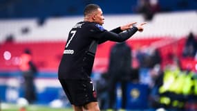 Kylian Mbappé lors de PSG-Brest le 15/01/2022	