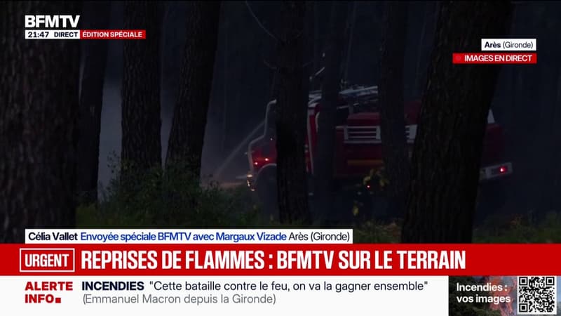 Reprises des flammes: les pompiers luttent sans relâche contre les incendies