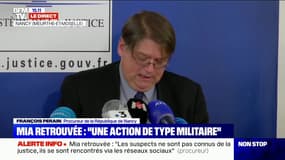 Mia retrouvée: le procureur de la République de Nancy décrit des suspects "inconnus de la justice"