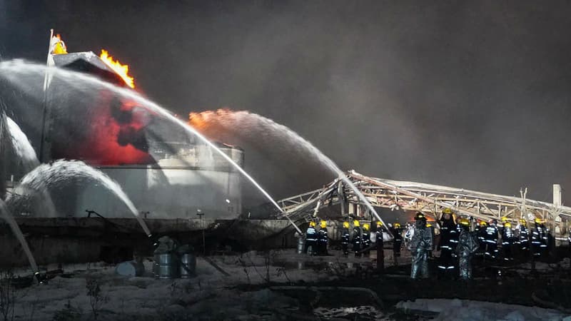 Explosion dans une usine chimique à Yancheng en Chine, le 21 mars 2019