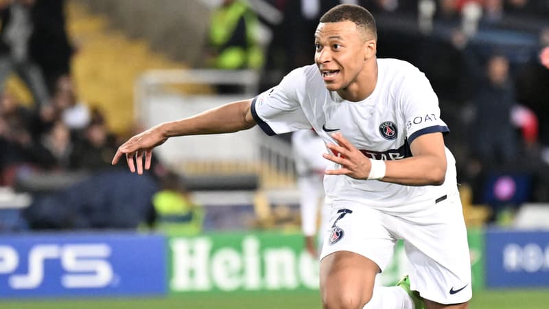 Célébration K. Mbappé