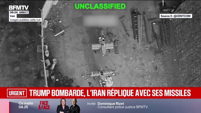 Les États-Unis frappent à nouveau l'Iran qui réplique en lançant des missiles