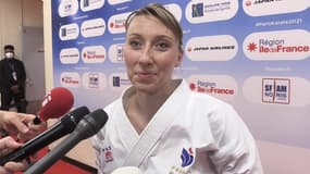 La karatéka française Alexandra Feracci, à Paris le 11 juin 2021